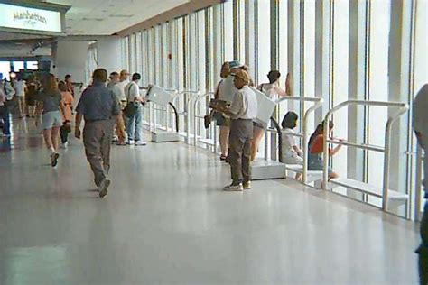 One world observatory, the observation deck atop one world trade center in the northwest corner of the world trade center site, opens to the public on friday, may 29. Pin on bygone NYC