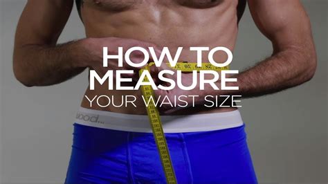 How To Measure Your Waist Size Youtube