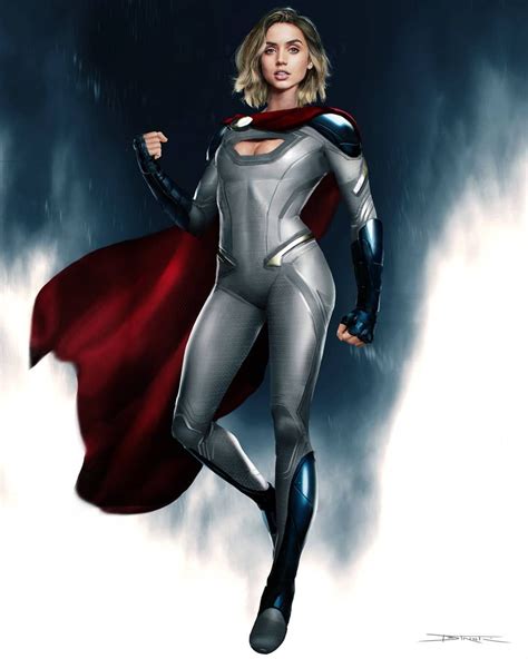 Datrinti Art On Instagram “power Girl Commission By N7joeshep With