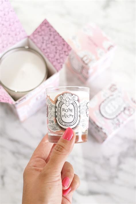 Diptyque Rose Delight Candles And Scented Oval The Beauty Look Book
