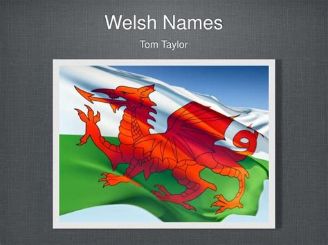 Ppt Welsh Names Powerpoint Presentation Free Download Id4252441