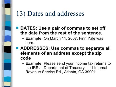 Commas notes 3 powerpoint