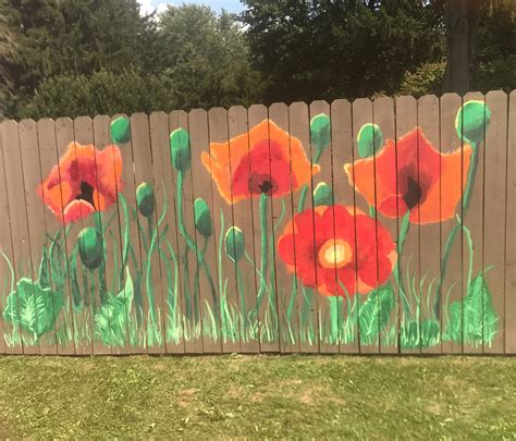 Pin By Barbara On Outdoors Garden Mural Garden Fence Art Fence Art
