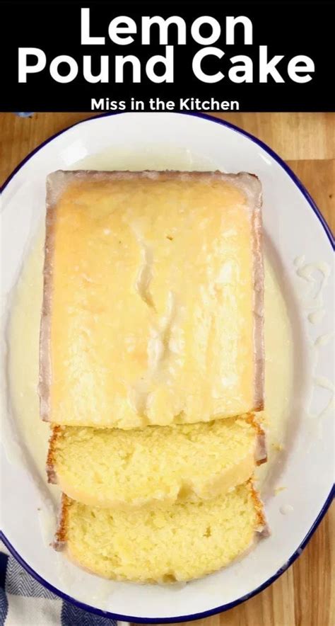 Lanier heard that my husband loves pound cake and while we were visiting one evening, she wielded her. Lemon Pound Cake with buttermilk-lemon glaze is a quick and easy dessert for any day of the w ...