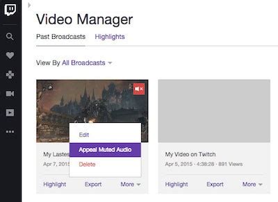 We did not find results for: My Twitch VOD was muted. What do I do?