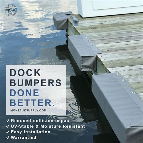 Choosing The Best Pontoon Dock Bumpers — Montauk Supply Marine Dock