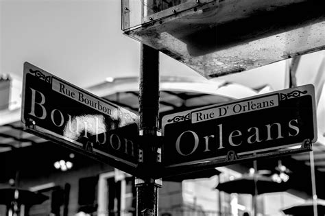 Bourbon Street Signage New Orleans Leafbuilder