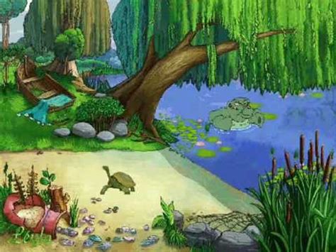 Beautiful Lake Cartoon - YouTube