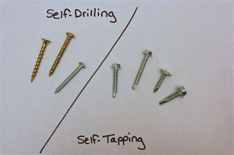 The Differences Between Self Tapping And Self Drilling Screws Hunker