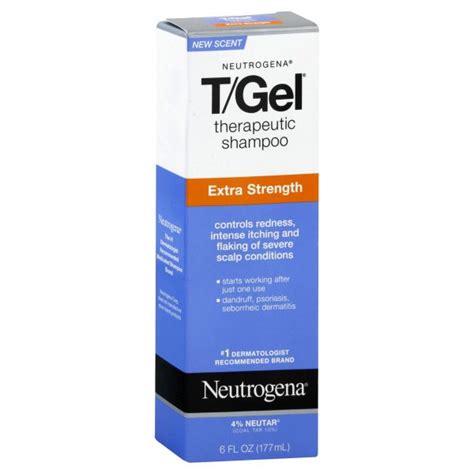 Neutrogena Tgel Shampoo Therapeutic Extra Strength 6 Fl Oz 177 Ml