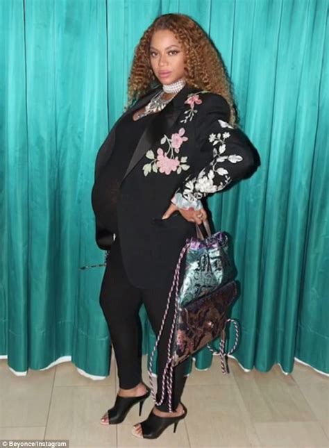 beyonce shows off her growing belly in a bizarre new video daily mail online