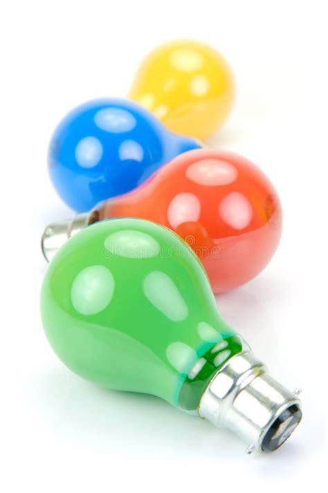 Colored Light Bulbs Stock Photo Image Of Object Light 9915338