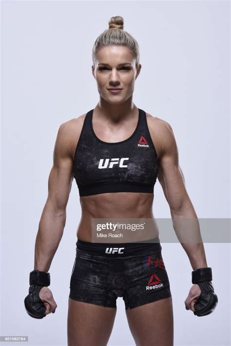 Felice Herrig Poses For A Portrait During A Ufc Photo Session On