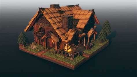 Nordic Forge Games Viking Blacksmith Shop And Home Modular Building