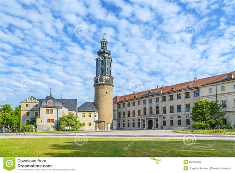 Willkommen in der kulturstadt weimar: City Castle Of Weimar In Germany Royalty Free Stock Image - Image: 26164006
