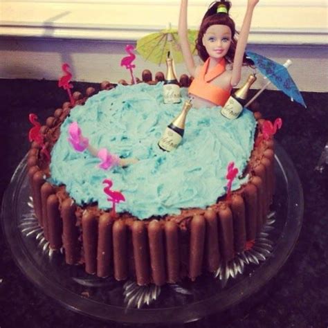 Barbie Hot Tub Party Cake Party Ideas Pinterest