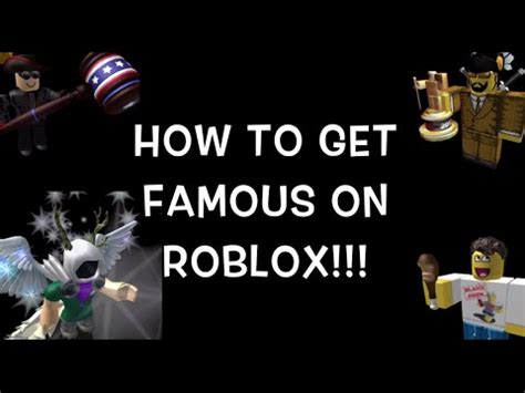 The most famous player changed on roblox music used: How to get Famous on ROBLOX, 2015 - YouTube