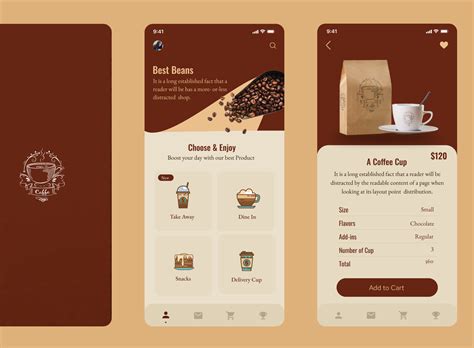 Coffee App Design By Ali Hassan Bilawal On Dribbble