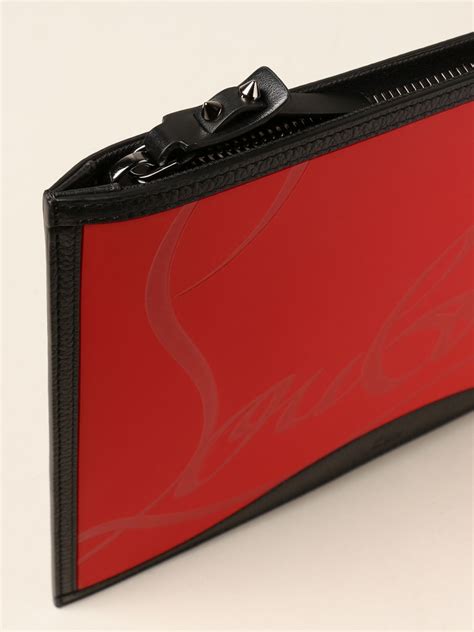 Christian Louboutin Pifpouch Clutch Bag Briefcase Christian Louboutin Men Black Briefcase