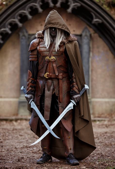 Dark Elf Costume Drizzt Dourden Cosplay Fantasy Armor Etsy Australia
