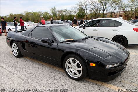 Black acura nsx at jdm chicago meet