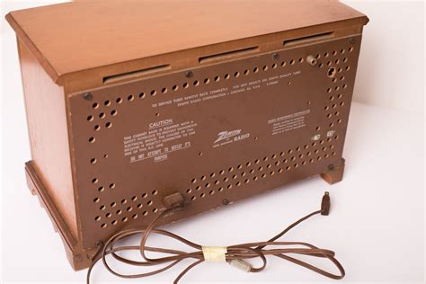 Vintage 1950s Wood Zenith Amfmafc Tube Radio Model K731