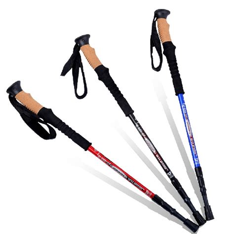 New 3 Color Trekking Ski Snow Snowboard Pole Walking Stick Adjustable