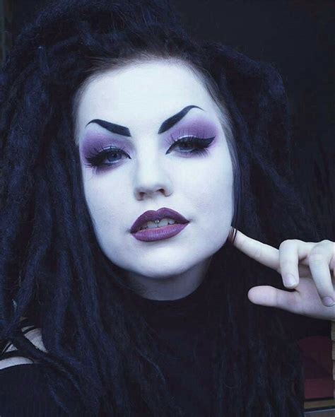 Purple Gothic Makeup Gothic Makeup Dark Makeup Glam Makeup Makeup