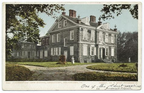 Digital Collections Cliveden The Chew Mansion Germantown