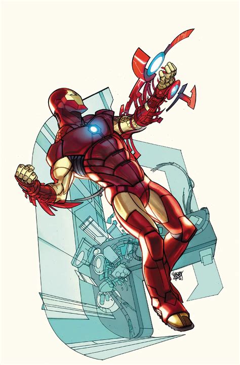 Invincible Iron Man 2015 01 Variant Iron Man Comic Iron Men 1