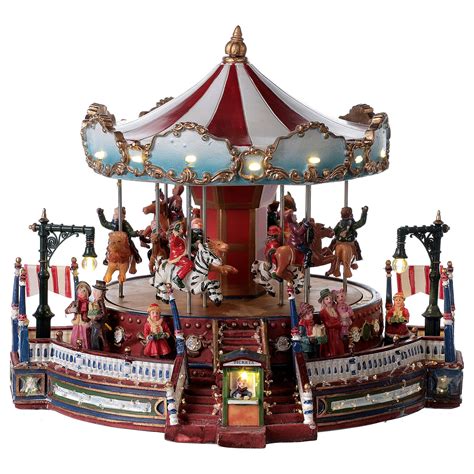 Christmas Decoration Carousel With Lights Music And Online Sales On