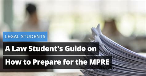 A Law Students Guide On How To Prepare For The Mpre Laptrinhx News
