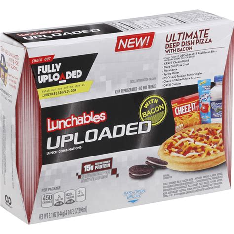 lunchables uploaded nutrition facts my bios