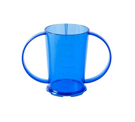 Two Handled Graduated Beaker Coloured Adult Drinking Aids Packs 1
