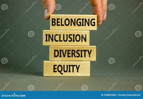 Equity Diversity Inclusion And Belonging Symbol Stock Photo Image Of