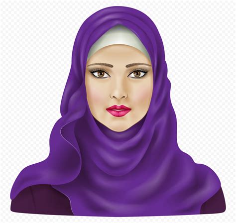 Hd Muslim Woman With Purple Hijab Vector Front View Png Citypng The Best Porn Website