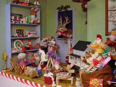 Miniature Christmas Toys Christmas Toy Shop Christmas Dolls