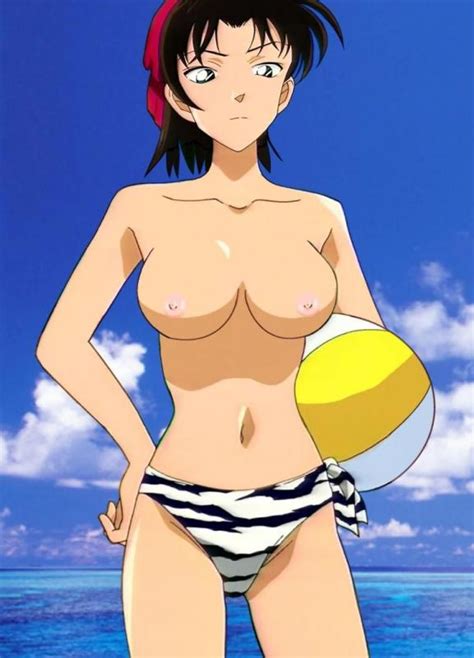Rule 34 Bikini Detective Conan Kazuha Toyama Topless 362976