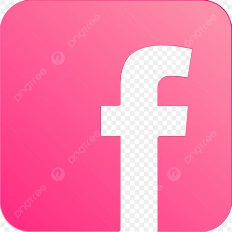 Gradient Colors Clipart Png Images Facebook Icon With Gradient Pink