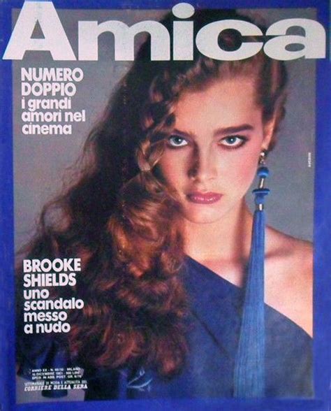 Brooke Shields Covers Amica Italy 1981 Photo By Richard Avedon For