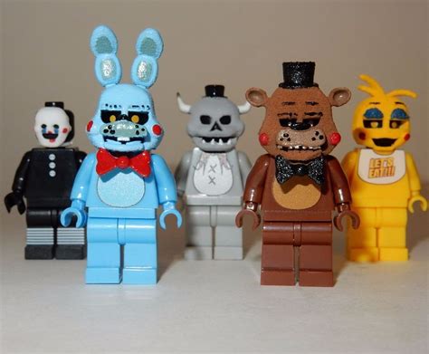 Five Nights At Freddys Fnaf Custom Lego Minifigure Mini Fig Freddy