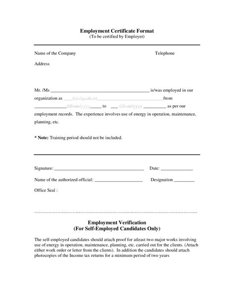 The employment certificate is the most important part of the employment relationship. 2021 Proof of Employment Letter - Fillable, Printable PDF ...