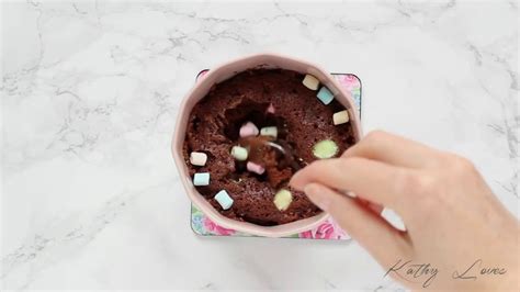 Nutella Marshmallow Mug Cake Tassenkuchen Aus Der Mikrowelle Youtube