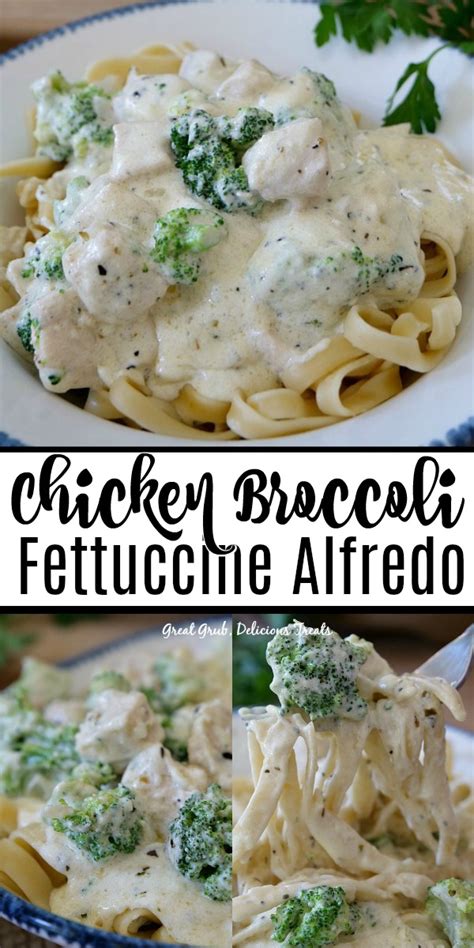 Chicken Broccoli Fettuccine Alfredo Has The Best Homemade Creamy
