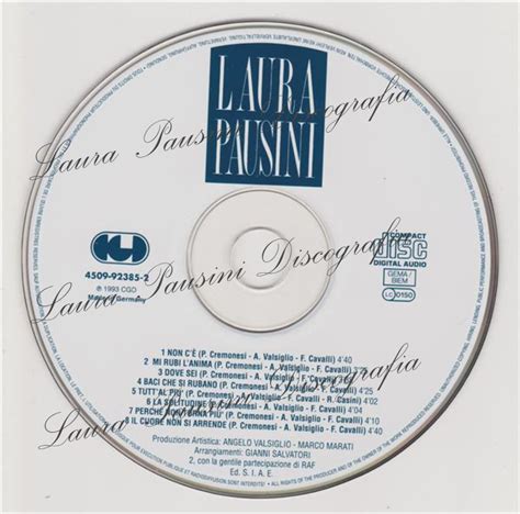 1993 Laura Pausini Laura Pausini Discografia