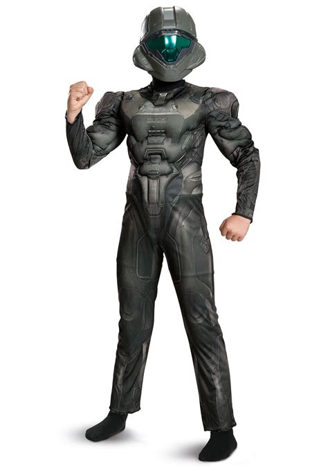 Halo Spartan Buck Classic Muscle Costume For Boys