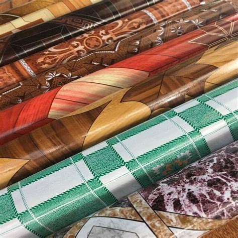 Tile, vinyl, hardwood, laminate, carpet, outdoor, mosaic, subway Pvc Vinyl Flooring, Black And White Vinyl Flooring in Roll ...