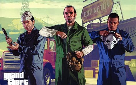 Grand Theft Auto V Franklin Michael Trevor In Trevor Gta V Hd