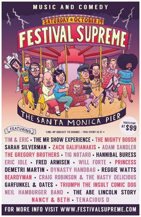 Tenacious D Announce 2013 Festival Supreme For Santa Monica Pier Los