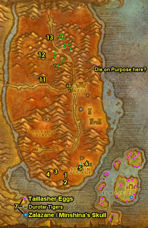1 12 Orc And Troll Horde Durotar Joana S Classic Wow Leveling Guide